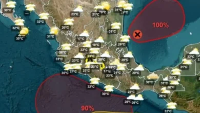 ciclones simón e isaías dos zonas de baja presión son vigiladas cerca de méxico