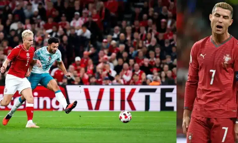 Dinamarca 2-4 Portugal Rafael Leão toma el número 7 de Cristiano Ronaldo