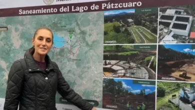 Sheinbaum da seguimiento a saneamiento del Lago de Pátzcuaro (Foto de internet)