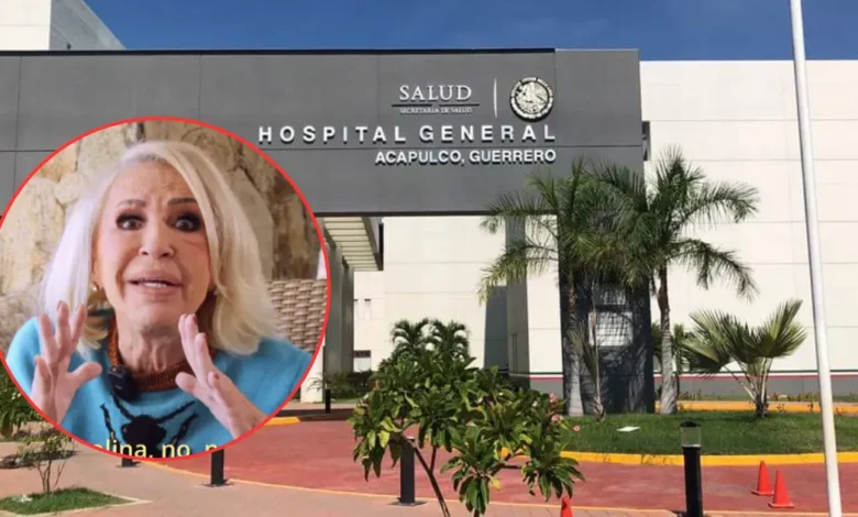 Fuerte dolor lleva a Laura Bozzo al hospital en Acapulco (Fotos de internet)