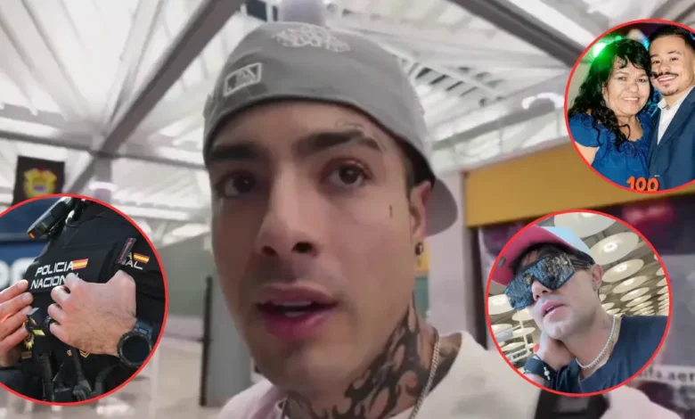 Presunta detención de Naim Darrechi (Fotos de redes sociales)