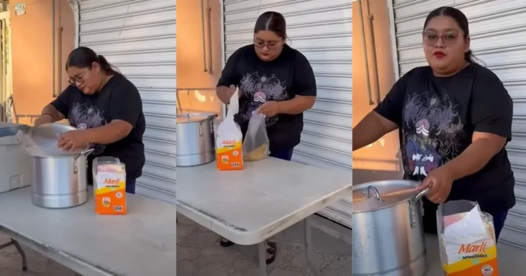 Sujeto acosa a su ex empleada por emprender en puesto de tamales (Foto de redes sociales)