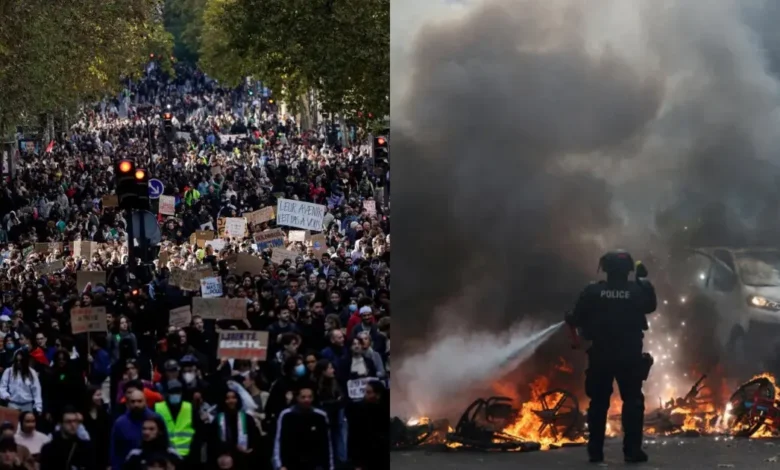 Protestas paralizan París, cientos de detenidos (Fotos de internet)