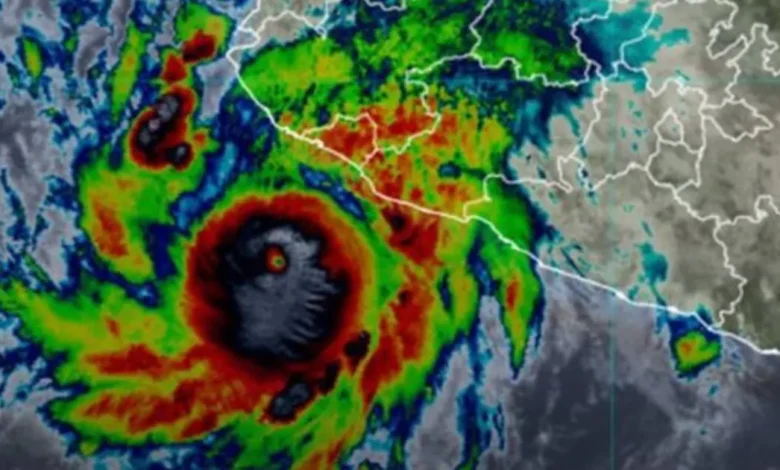 huracán simon categoría 4 y rachel estados afectados hoy