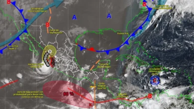 huracán simon desata lluvias muy fuertes en jalisco, sinaloa y nayarit