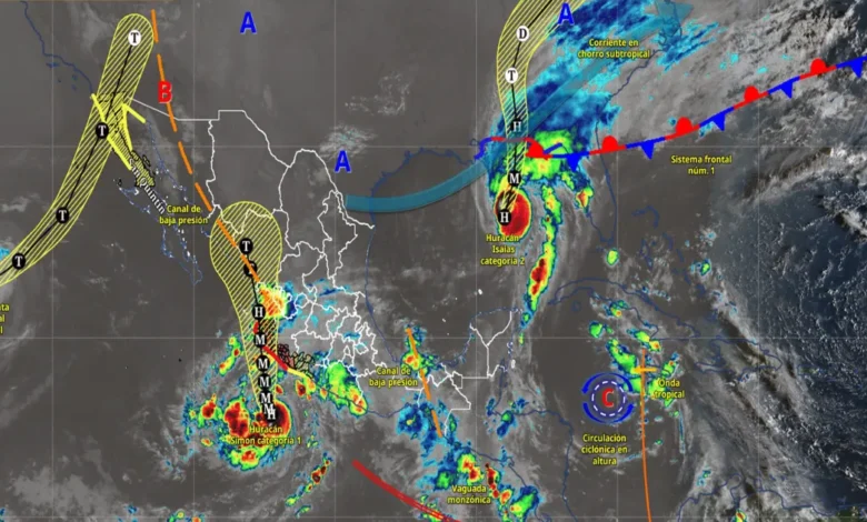 huracán simon provocará lluvias torrenciales en guerrero y michoacán