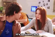 lindsay lohan recrea escena de mean girls por el 3 de octubre
