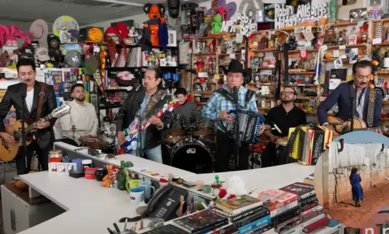 Los Tigres del Norte alzan la voz por los migrantes en su emotivo Tiny Desk (Fotos Tini Desk de NPR)