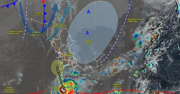 pronóstico del clima lluvias fuertes en varios estados de méxico